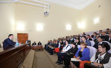 Встреча ректора с преподавателями медицинского факультета