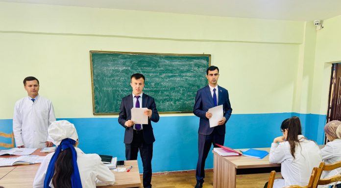 ВОХӮРИИ СУДМАНД ОИД БА МУҚОВИМАТ БО ТЕРРОРИЗМ ВА ЭКСТРЕМИЗМ ДАР ФАКУЛТЕТИ ТИББӢ