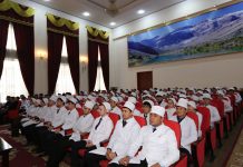 Тамошои дастаҷамъонаи пахши мустақими Паёми Асосгузори сулҳу ваҳдати миллӣ-Пешвои миллат, Президенти Ҷумҳурии Тоҷикистон муҳтарам Эмомалӣ Раҳмон дар факултети тиббӣ