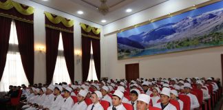 Тамошои дастаҷамъонаи пахши мустақими Паёми Асосгузори сулҳу ваҳдати миллӣ-Пешвои миллат, Президенти Ҷумҳурии Тоҷикистон муҳтарам Эмомалӣ Раҳмон дар факултети тиббӣ